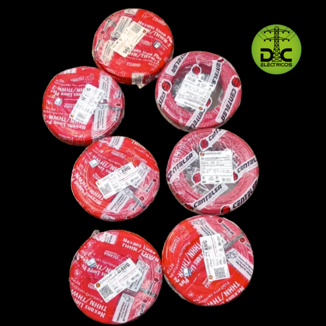 cable cobre # 14 rojo centelsa