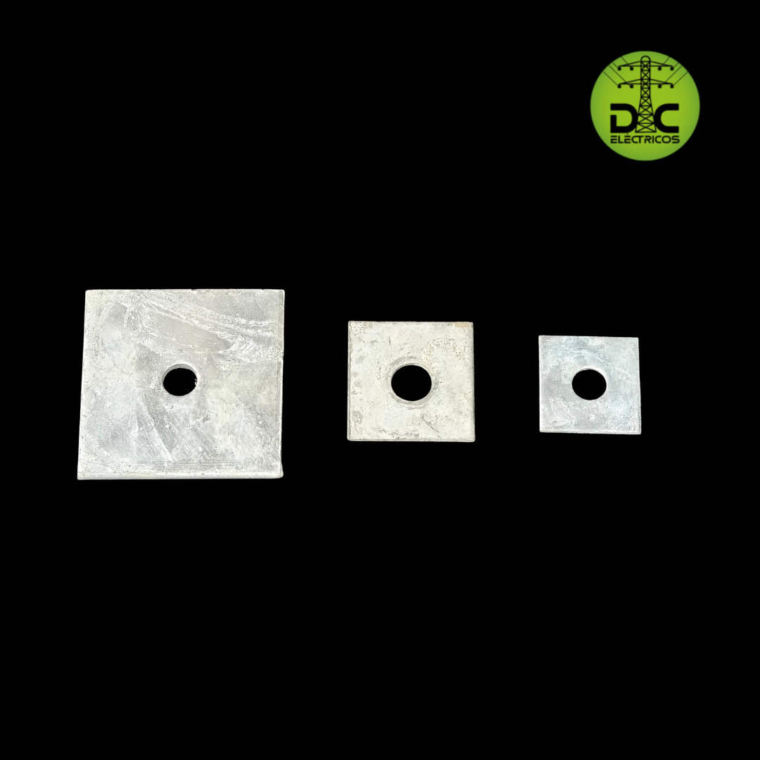 arandela cuadrada 2"x2" 1/2