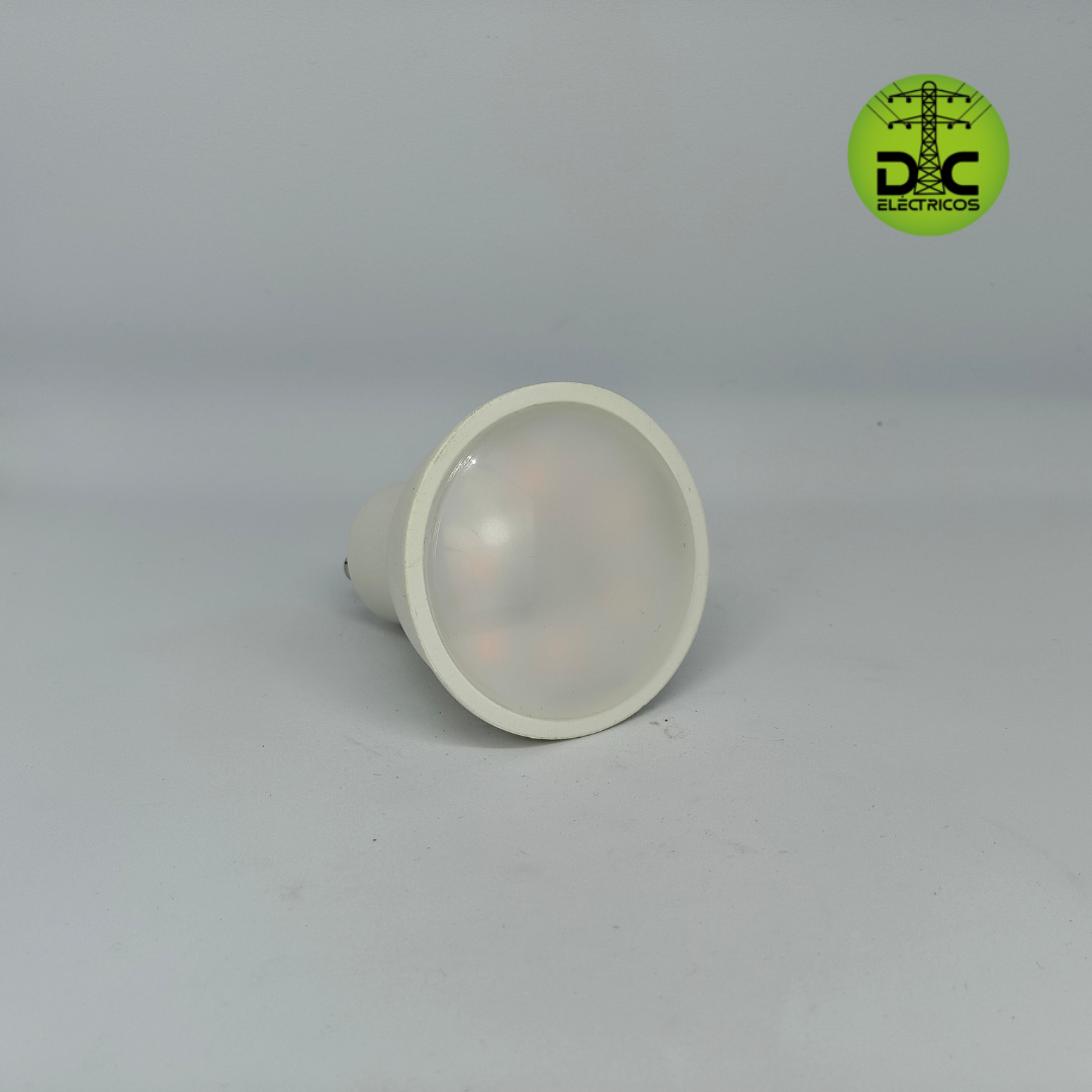bombillo led 7w luz 3000k gu10