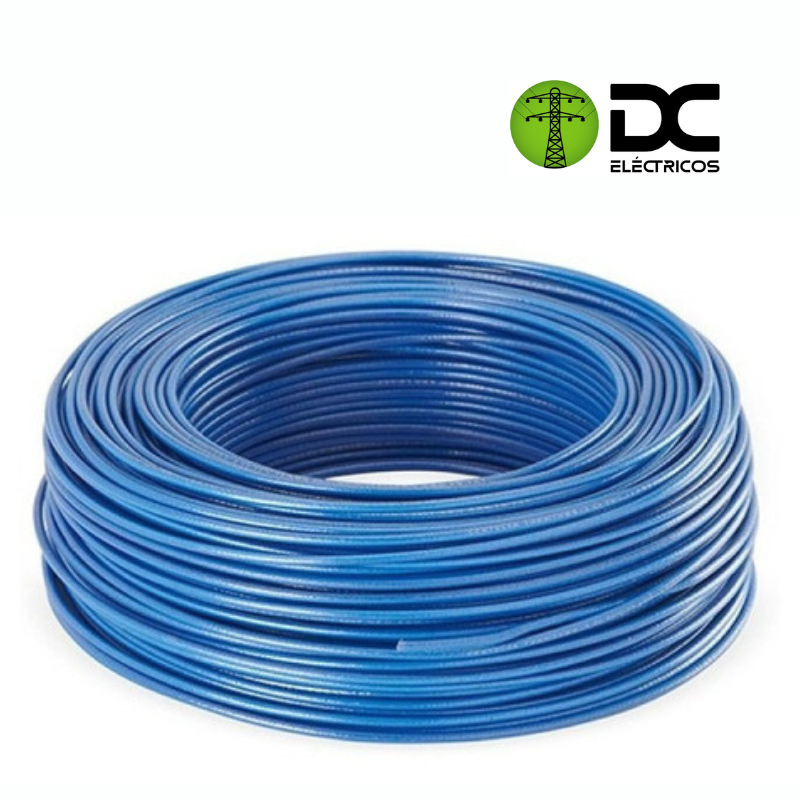 cable cobre # 12 azul procables