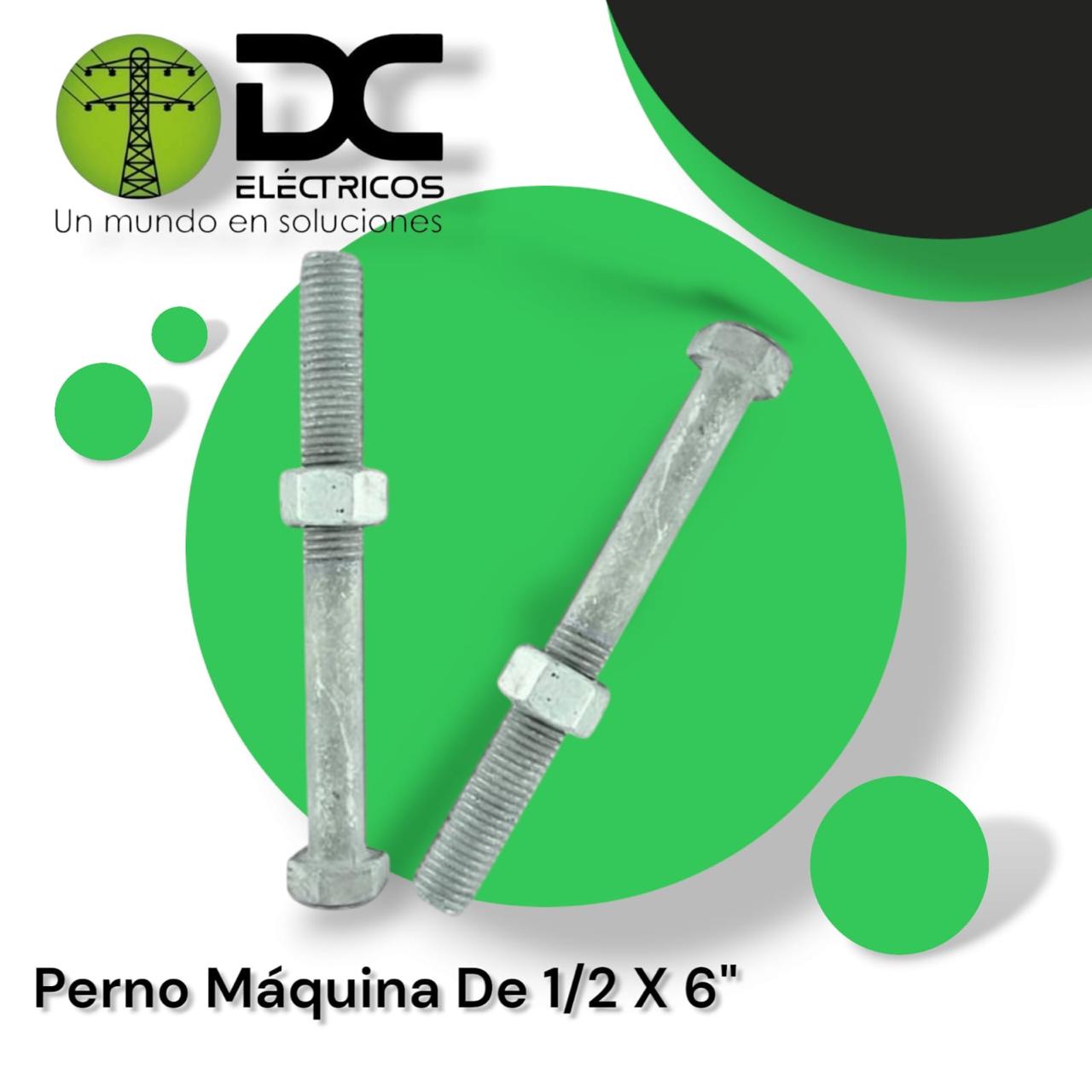 perno maquina 5/8 x 10"